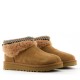 Купить UGG Ultra Mini Lack Maxi Curly Boot Chestnut