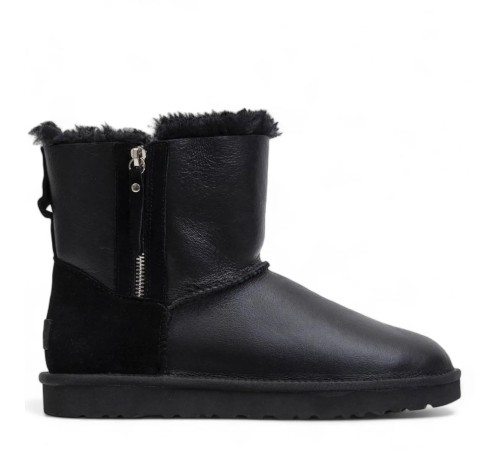 Купить UGG Mens Classic Mini Double Zip Metallic Black
