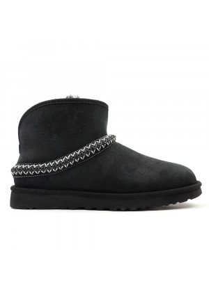 UGG Classic Mini Cresent Black