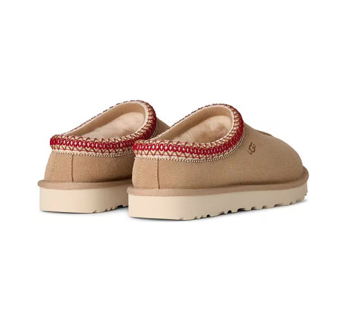 Купить UGG Tasman Slippers Sand Dark Cherry