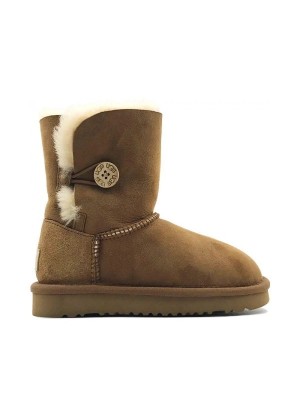 UGG Kids Bailey Button Chestnut