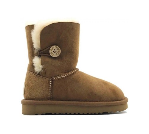 Купить UGG Kids Bailey Button Chestnut