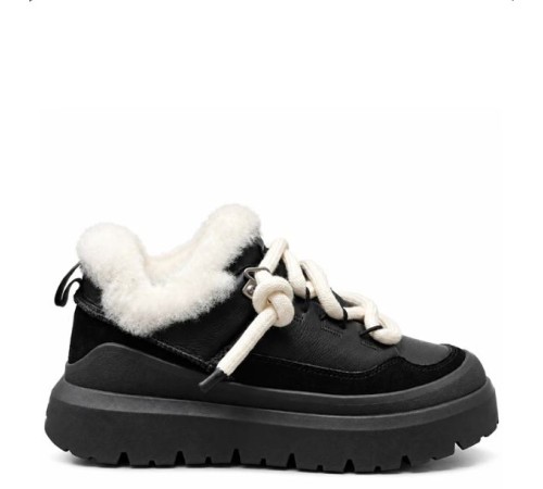Купить UGG Heritage Utility Sneaker Leather Black