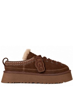 UGG Heritage Lace-Up Slipper Burnt Cedar