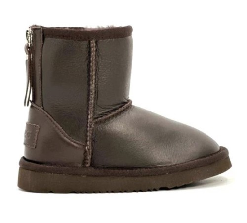 Купить UGG Kids Zip Metallic Chocolate