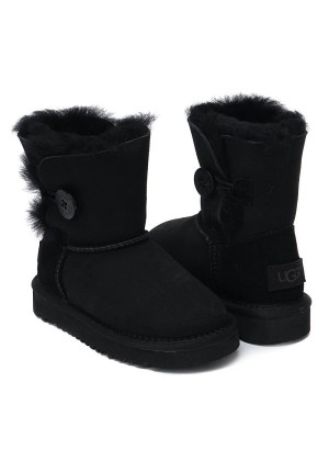 UGG Kids Bailey Button Black