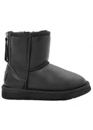 UGG Kids Zip Metallic Black