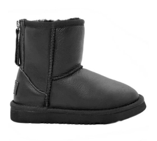 Купить UGG Kids Zip Metallic Black