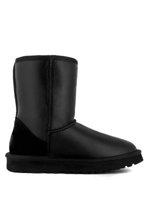 UGG Mens Classic Short Metallic Black