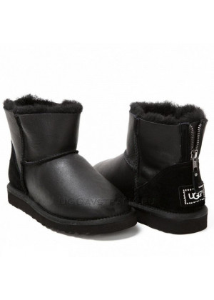 UGG Zip Mini Metallic Black