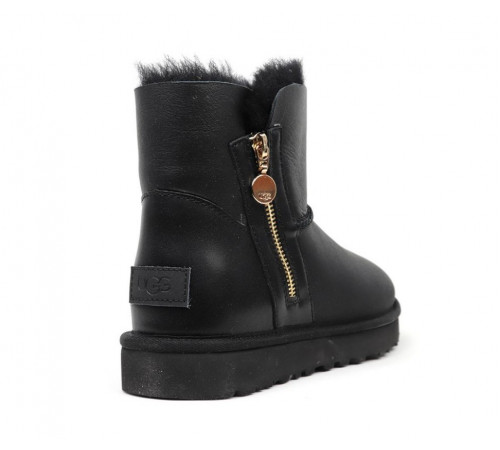 Купить UGG Bailey Zip Mini Black Metallic