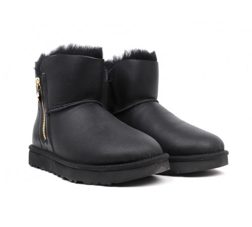 Купить UGG Bailey Zip Mini Black Metallic