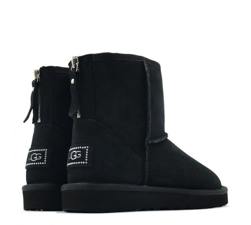 Купить UGG Classic Mini Zip Black