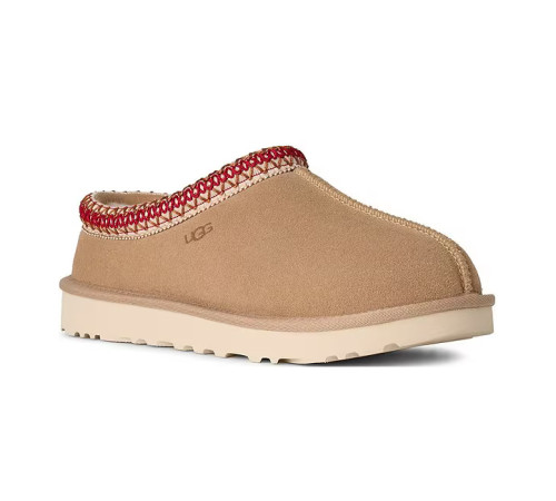 Купить UGG Tasman Slippers Sand Dark Cherry