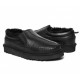 Купить UGG Mens Stitch Slip On Leather Black