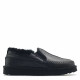 Купить UGG Mens Stitch Slip On Leather Black