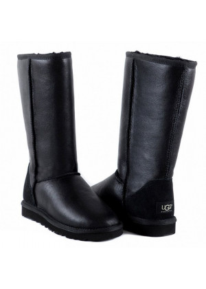 UGG Classic Tall Metallic Black