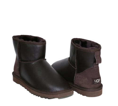 Купить UGG Classic Short Metallic Grey