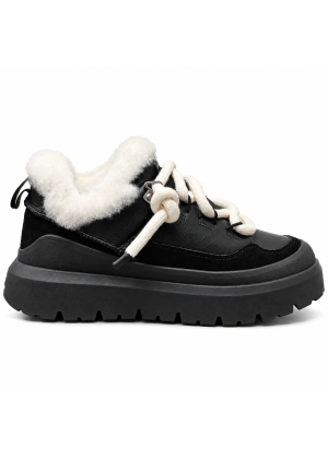 UGG Heritage Utility Sneaker Leather Black