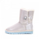 Купить UGG Kids Bailey Button I Do White