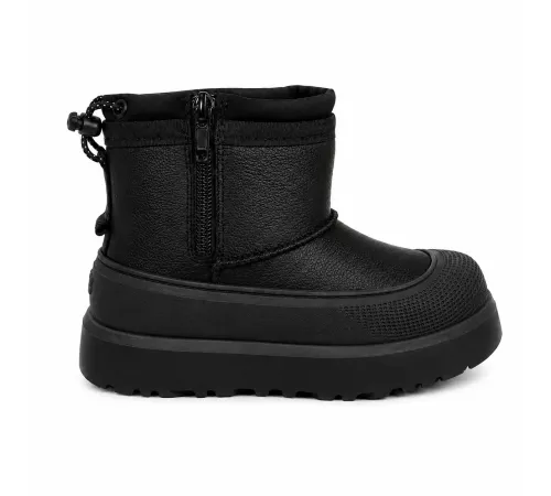 Купить UGG Kids Mini Weather Hybrid Black Leather
