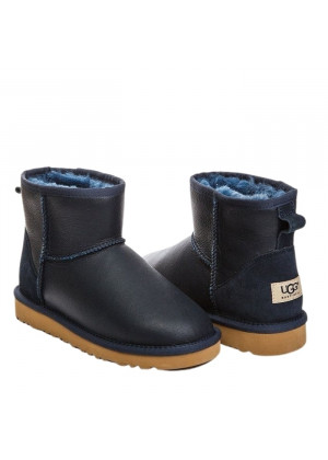 UGG Mens Classic Mini Metallic Navy