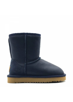 UGG Kids Classic Short Metallic Navy