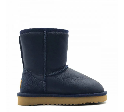 Купить UGG Kids Classic Short Metallic Navy