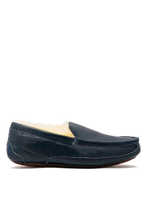 UGG Mens Ascot Leather Navy