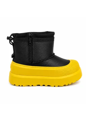 UGG Kids Mini Weather Hybrid Black Leather Summer