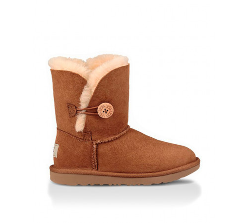 Купить UGG Kids Bailey Button Chestnut