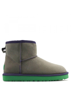 UGG Classic Mini II Grey-Aqua