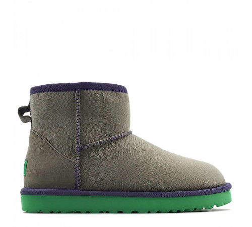 Купить UGG Classic Mini II Grey-Aqua