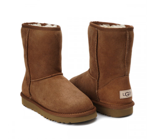 Купить UGG Classic Short II Chestnut