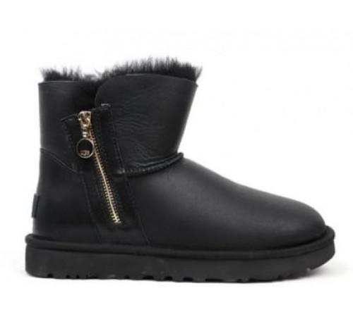 Купить UGG Bailey Zip Mini Black Metallic