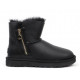 Купить UGG Bailey Zip Mini Black Metallic