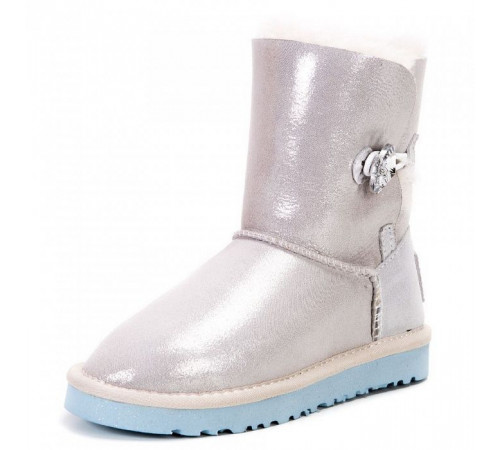 Купить UGG Kids Bailey Button I Do White