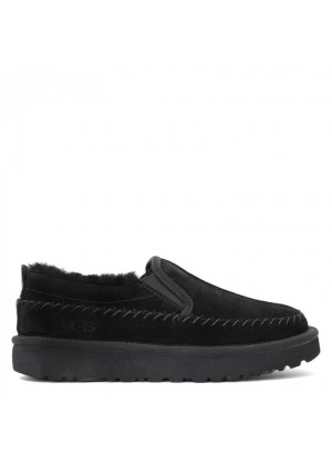 UGG Mens Stitch Slip On  Black