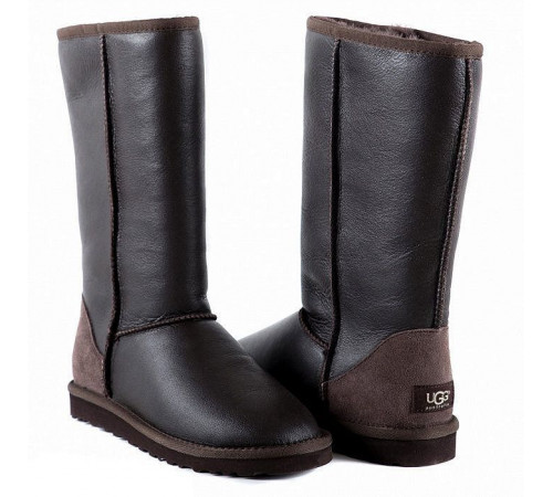 Купить UGG Classic Tall Metallic Chocolate