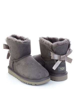 UGG Bailey Bow Mini Grey