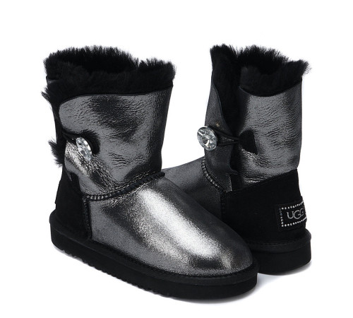 Купить UGG Kids Bailey Button I Do Black