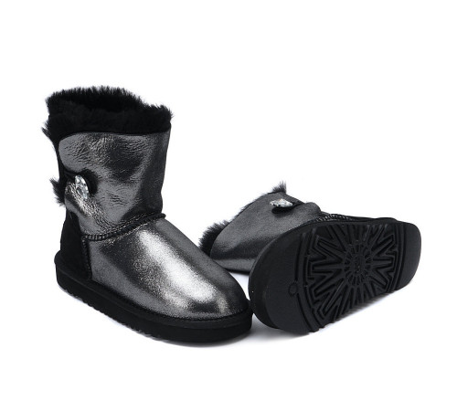 Купить UGG Kids Bailey Button I Do Black