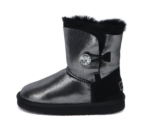 Купить UGG Kids Bailey Button I Do Black