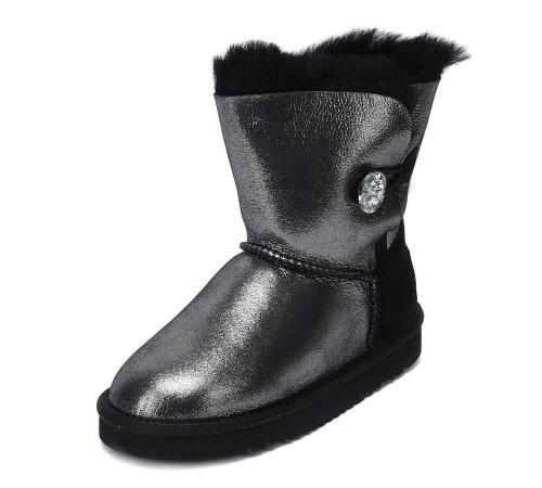 Купить UGG Kids Bailey Button I Do Black