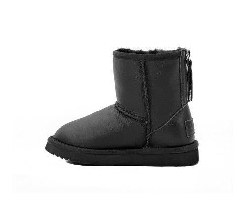 Купить UGG Kids Zip Metallic Black