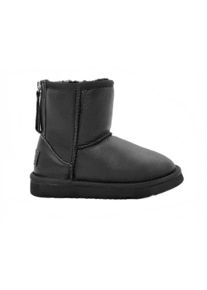 UGG Kids Zip Metallic Black