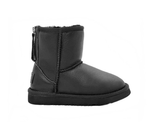 Купить UGG Kids Zip Metallic Black