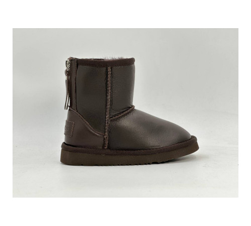 Купить UGG Kids Zip Metallic Chocolate