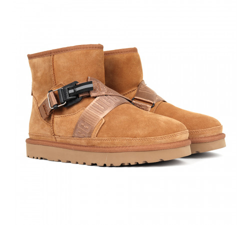 Купить UGG Mens Classic Mini Quickclick Boot Chestnut