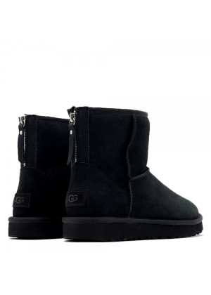 UGG Classic Mini Zip II Black (без камней)